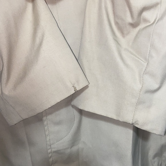 CLIPPER MIST Trench Coat Shell ONLY Button Down Jacket Tan Beige Size 44 Regular - Picture 4 of 12